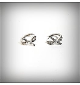 ERH0201 - Silver Bow  Earring