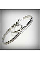 ERH0225 - Silver Hoops  Earring