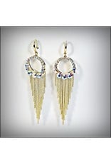 ERH0232 - Gold Ring/Tassles  Earring 342