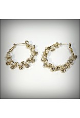 ERH0258 - Gold Pearls  Earring