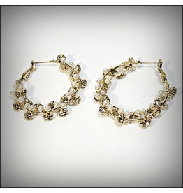 ERH0258 - Gold Pearls  Earring