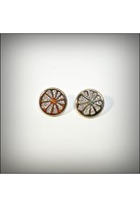ERH0263 - Gold Wheel  Earring 342