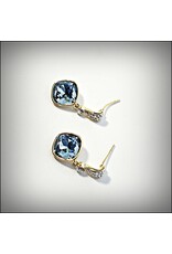 ERH0268 - Gold Blue  Earring