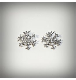 ERH0289 - Silver Snowflake  Earring