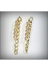 ERH0314 - Gold Chain Drop  Earring