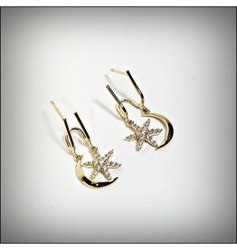 ERH0373 - Gold Starfish  Earring