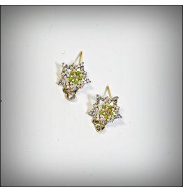 ERH0399 - Gold Pearls  Earring