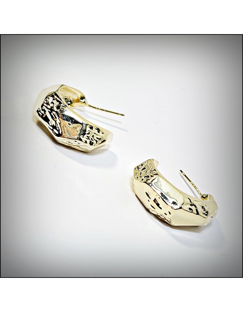 ERH0424 - Gold Hoop  Earring