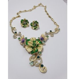 Csb0033 - Gold, Emerald Green   Set