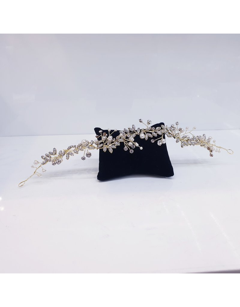HPE0101 - GOLD  PEARL Hairpiece