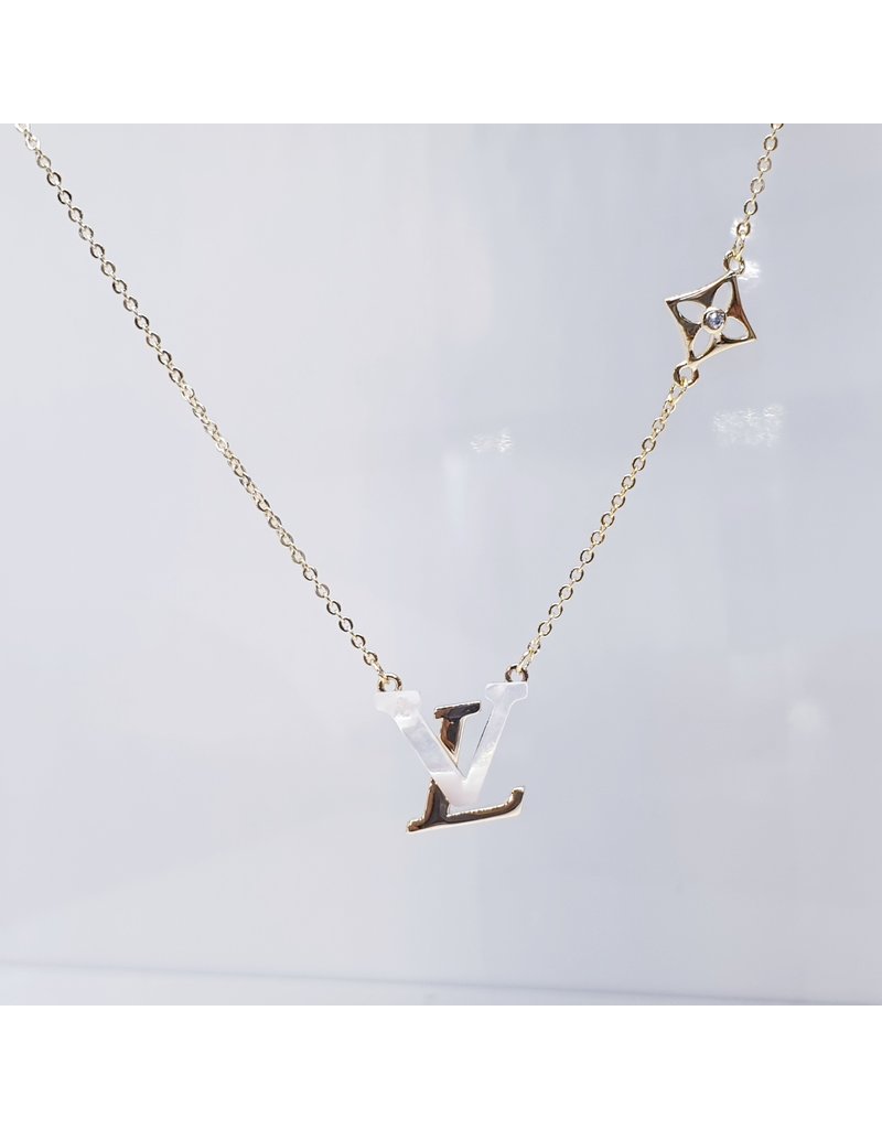 SCE0059 -Gold, Lv Short Necklace