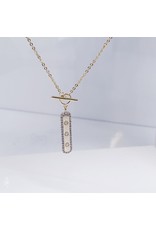 SCE0072 -Gold,  Short Necklace