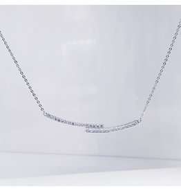 SCE0078 -Silver,  Short Necklace