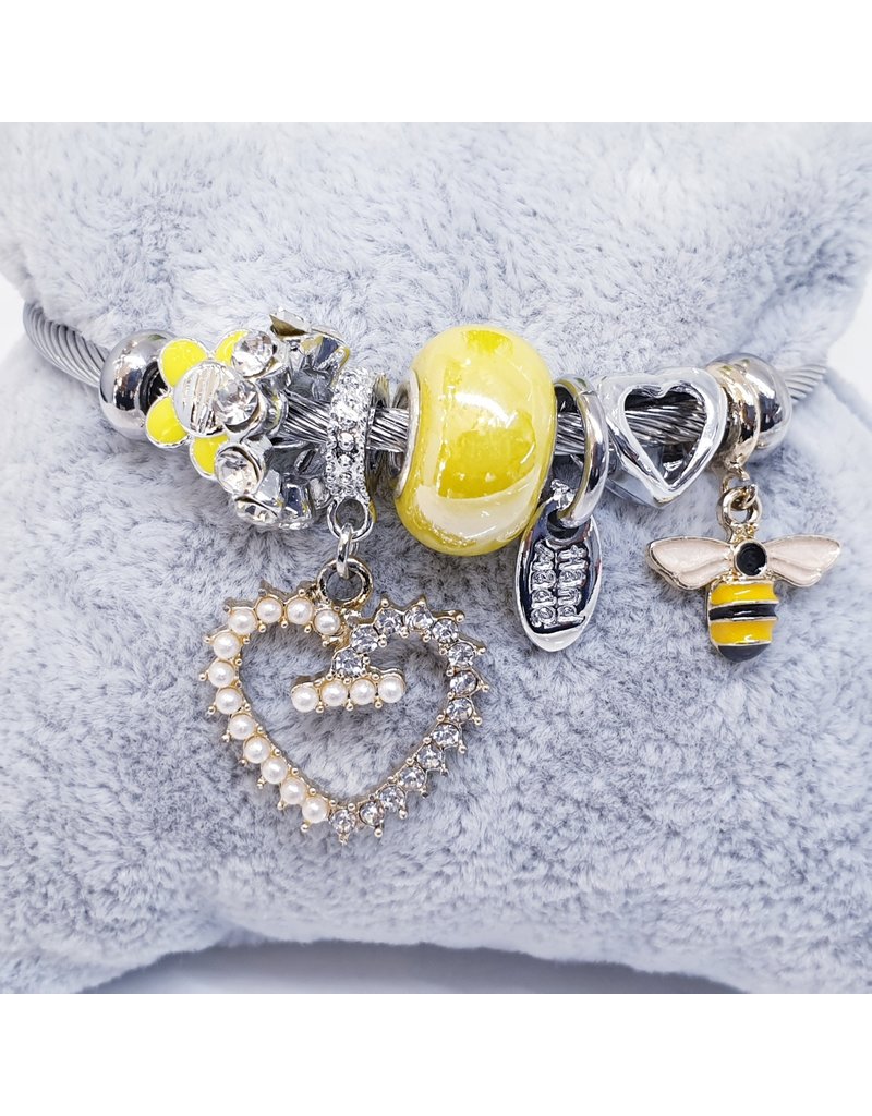 Yellow sale pandora bracelet