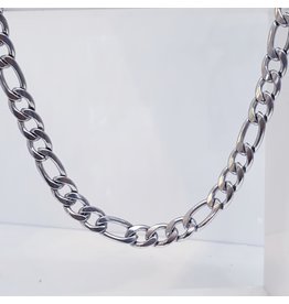 STC0017 -Silver, Steel Necklace 2.3mm x 60cm