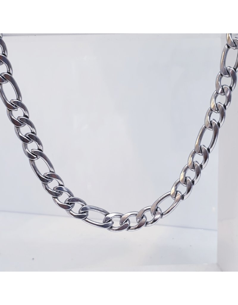 STC0017 -Silver, Steel Necklace 2.3mm x 60cm