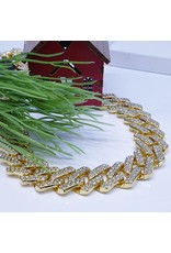 STC0009 - Gold, S Link Necklace