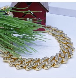 STC0009 - Gold, S Link Necklace