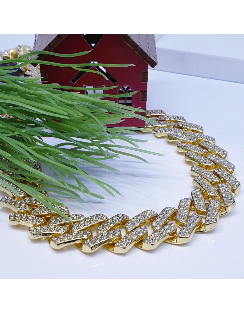 STC0009 - Gold, S Link Necklace