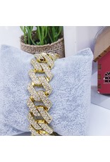 SBA0007 - Gold, S Link Bracelet