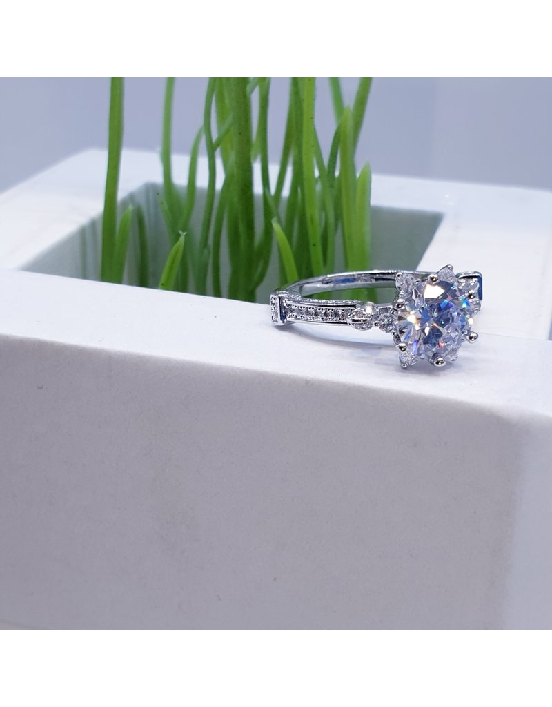 RGF0078-Silver, Diamond Simulant