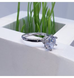 RGF0080-Silver, Diamond Simulant