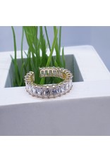 RGF0098-Gold/Crystal Ring