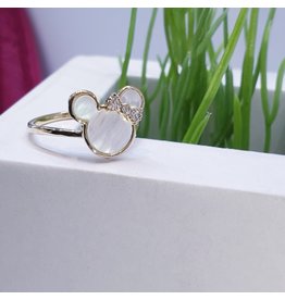 RGF0216-Gold, Cream Ring