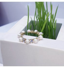 RGF0338-Gold, Pearls Ring
