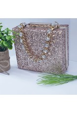 CTB0006 - Rose Gold, Square Clutch