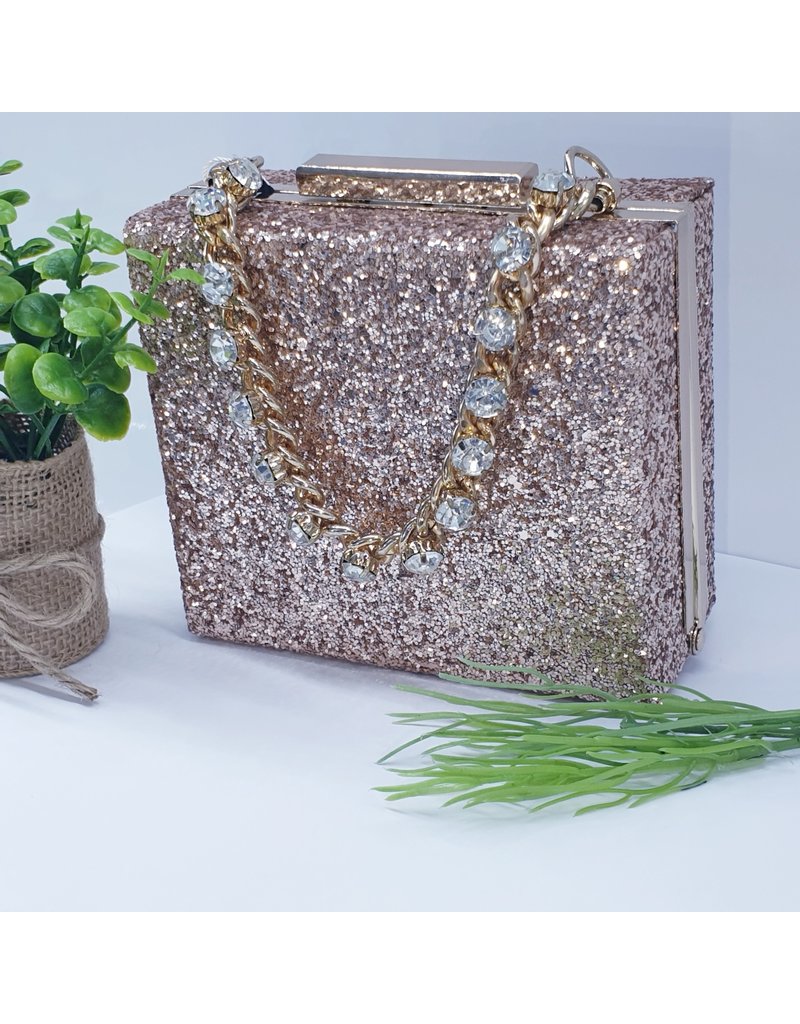 CTB0006 - Rose Gold, Square Clutch