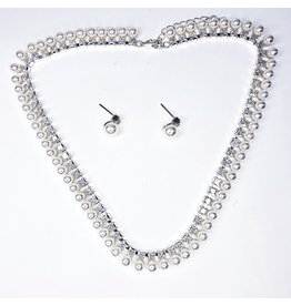 CSE0059 - Silver, Pearl Formal Set