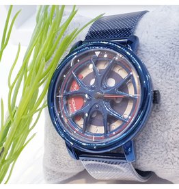 WTC0004 - Blue, Spinning Mens Watch