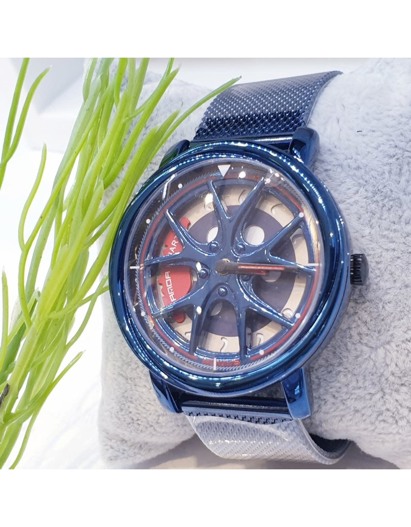 WTC0004 - Blue, Spinning Mens Watch