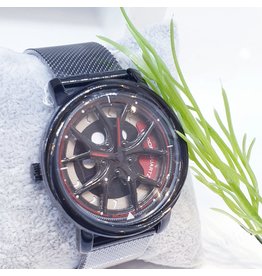 WTC0003 - Black, Spinning Mens Watch