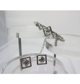 ERA0028 - Silver Earcuff/ Earring