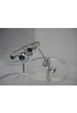 ERA0047 - Silver Earcuff/ Earring