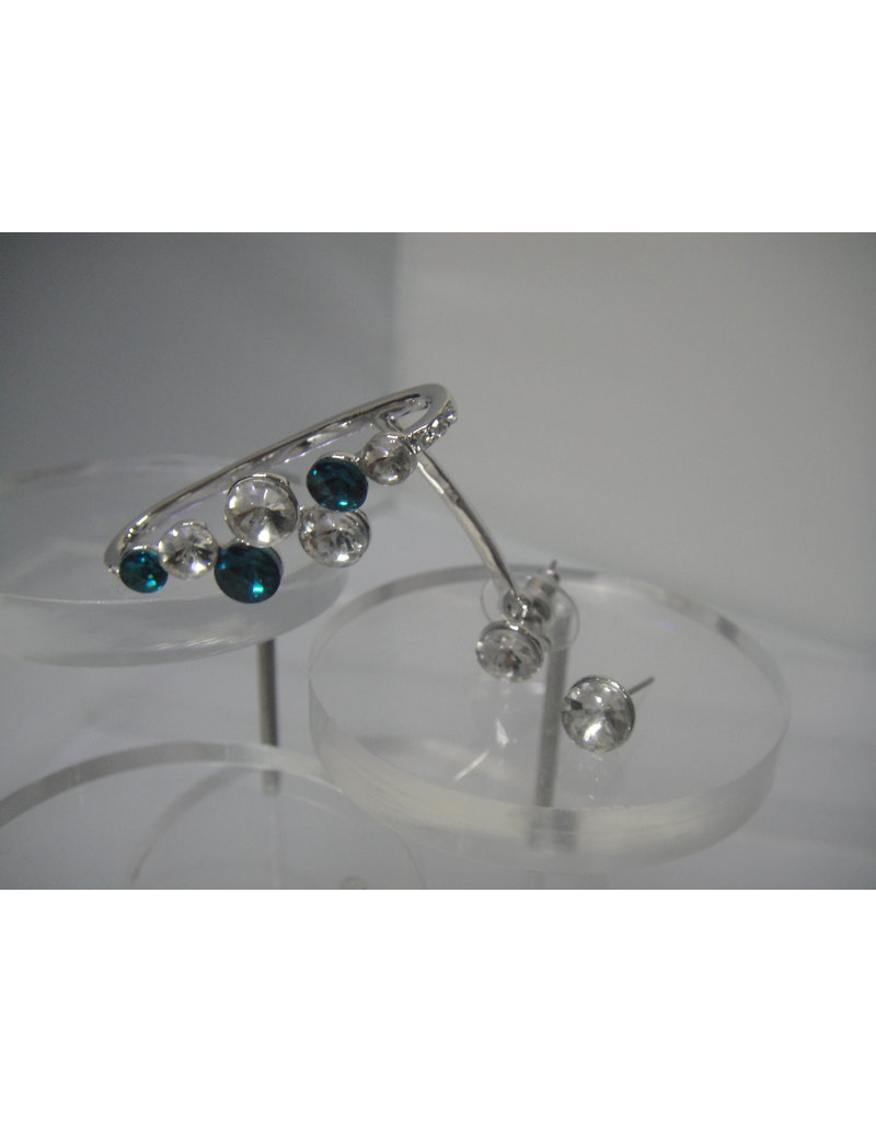 ERA0047 - Silver Earcuff/ Earring