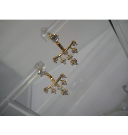 ERA0051 - Gold Earcuff/ Earring