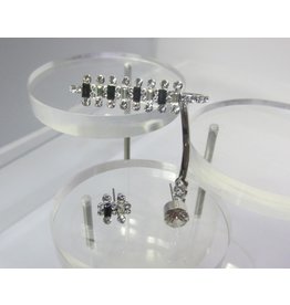 ERA0054 - Silver Earcuff/ Earring