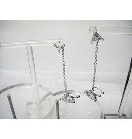 A57 - Silver Earpiece