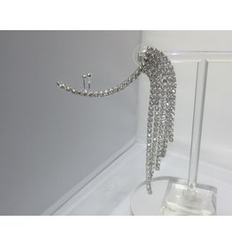 ERA0063 - Silver Earcuff/ Earring