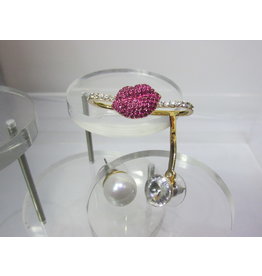 ERA0069 - Gold Earcuff/ Earring