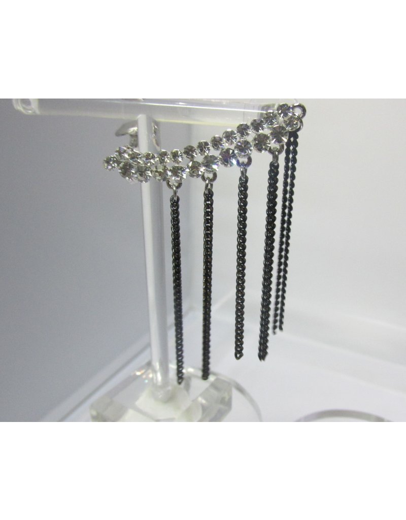 ERA0097 - Silver Earcuff/ Earring