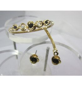 ERA0111 - Gold Earcuff/ Earring