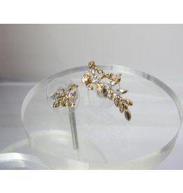 ERA0130 - Gold Earcuff/ Earring