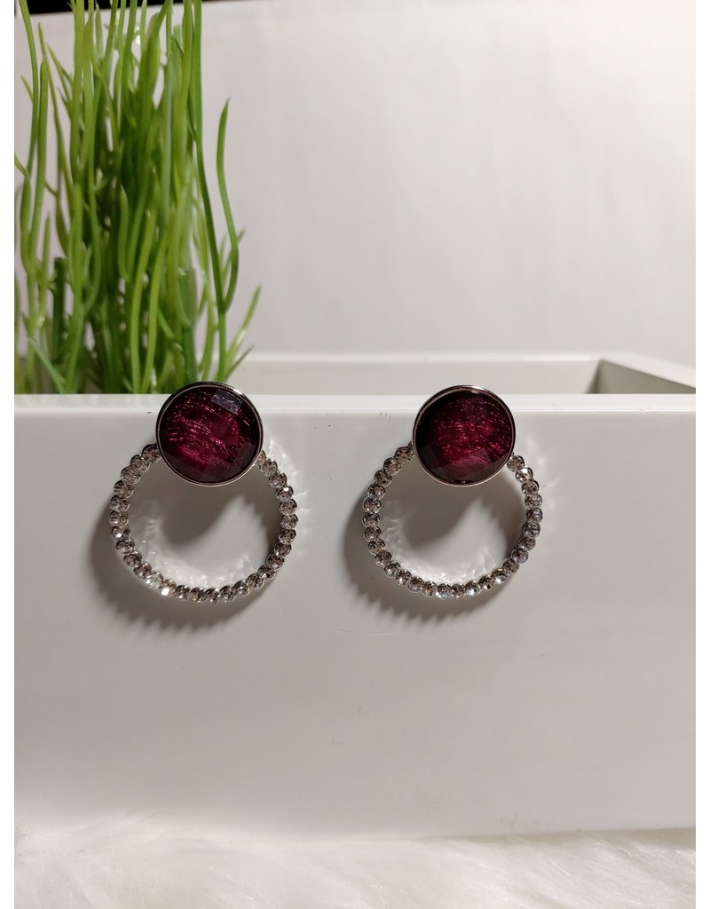 E3215 -Silver Circles Drop