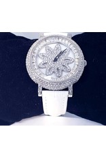 50256027-White and Silver Spinning Watch