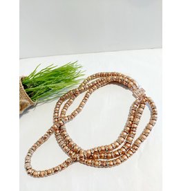50313757 - Rose Gold 3 Layer Necklace Ball Range