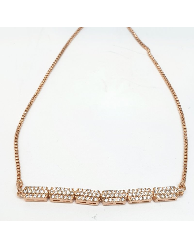 BJI0022 - Rose Gold   Adjustable Bracelet